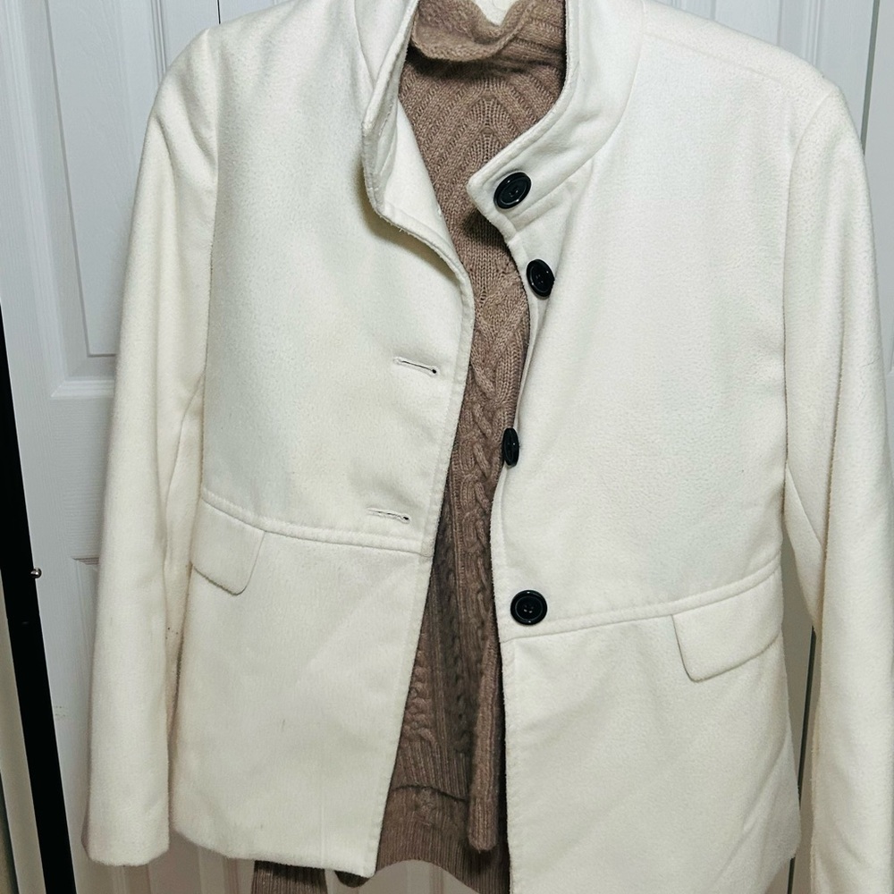 Old Navy Cream Women's Blazer Jacket